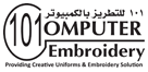 101 Computer Embroidery logo