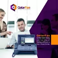 Qatar fax logo