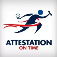 Attestation on Time logo