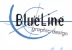 Blue Line Graphic Design